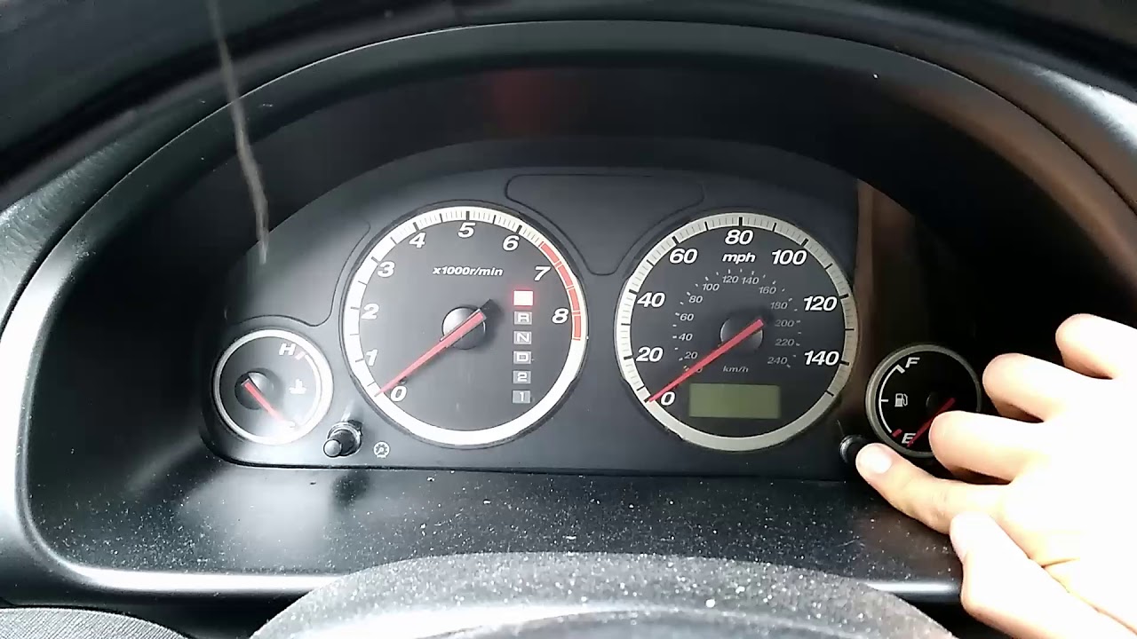 Сброс сервисного индикатора Honda CRV 2002-2006