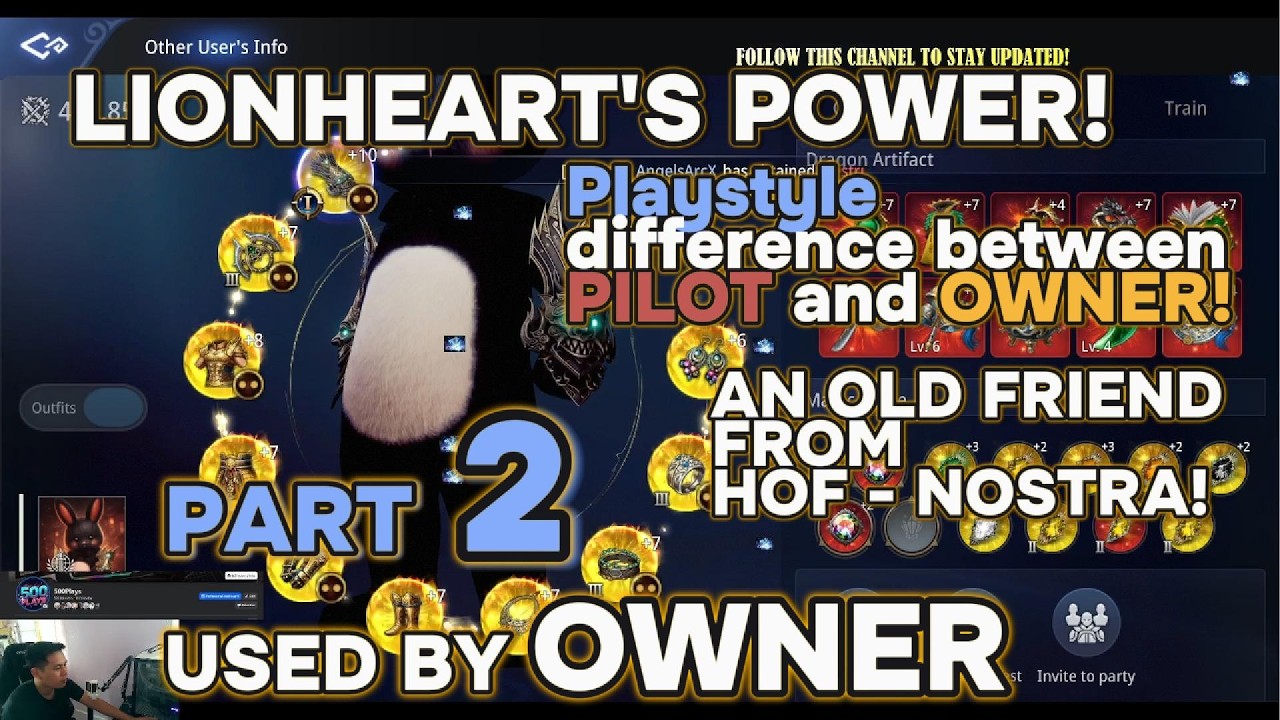 MIR4 PVP: NOSTRA PART 2- Mastering Lionheart Dominance Through The Owner's Personal Secret Strategy