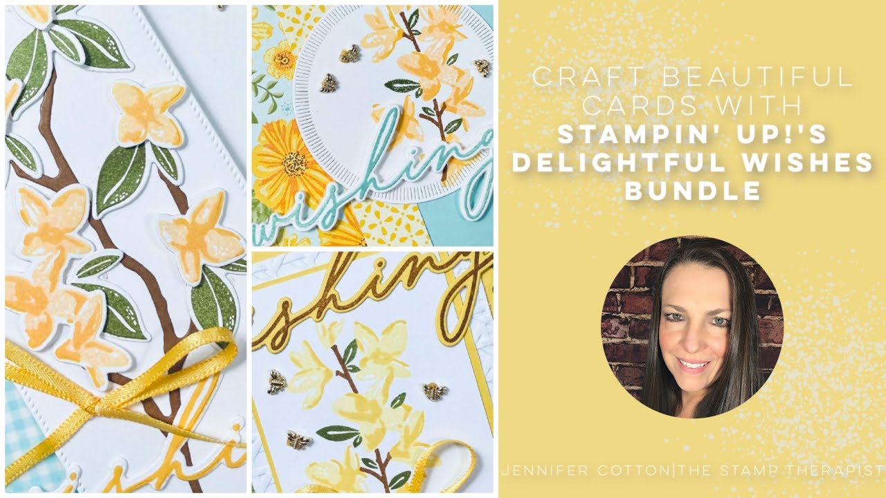 ✨ Sneak Peek: Delightful Wishes Bundle & Floral Delight Designer Series Paper!