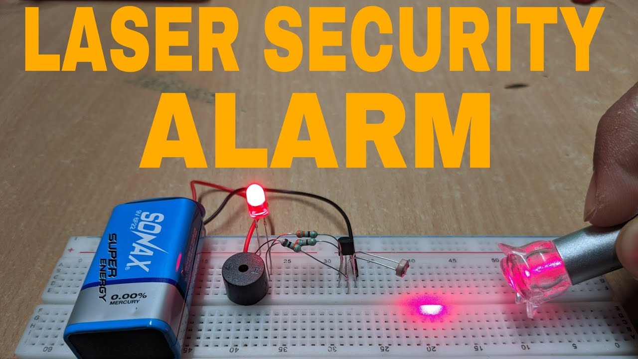 Build Your Own Laser Security Alarm | Easy DIY Project