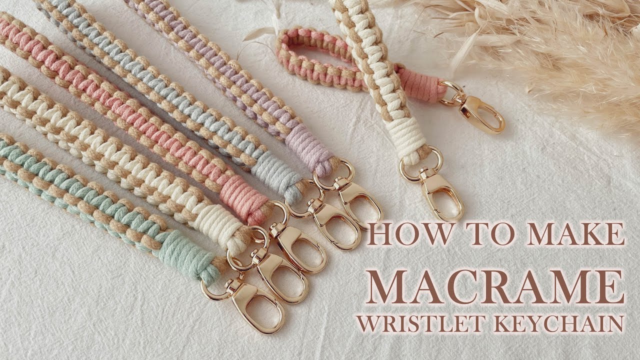 DIY Tutorial | Macrame Wristlet DIY VLOG 009