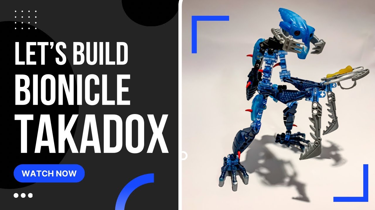 Lets Build Lego Bionicle - Barraki Takadox (8916)