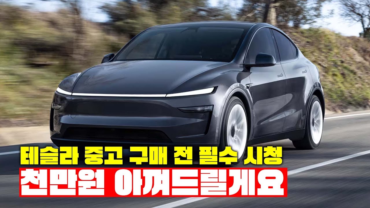 테슬라 중고 구매 전 꼭 보세요! 천만원 아낄 수 있습니다.