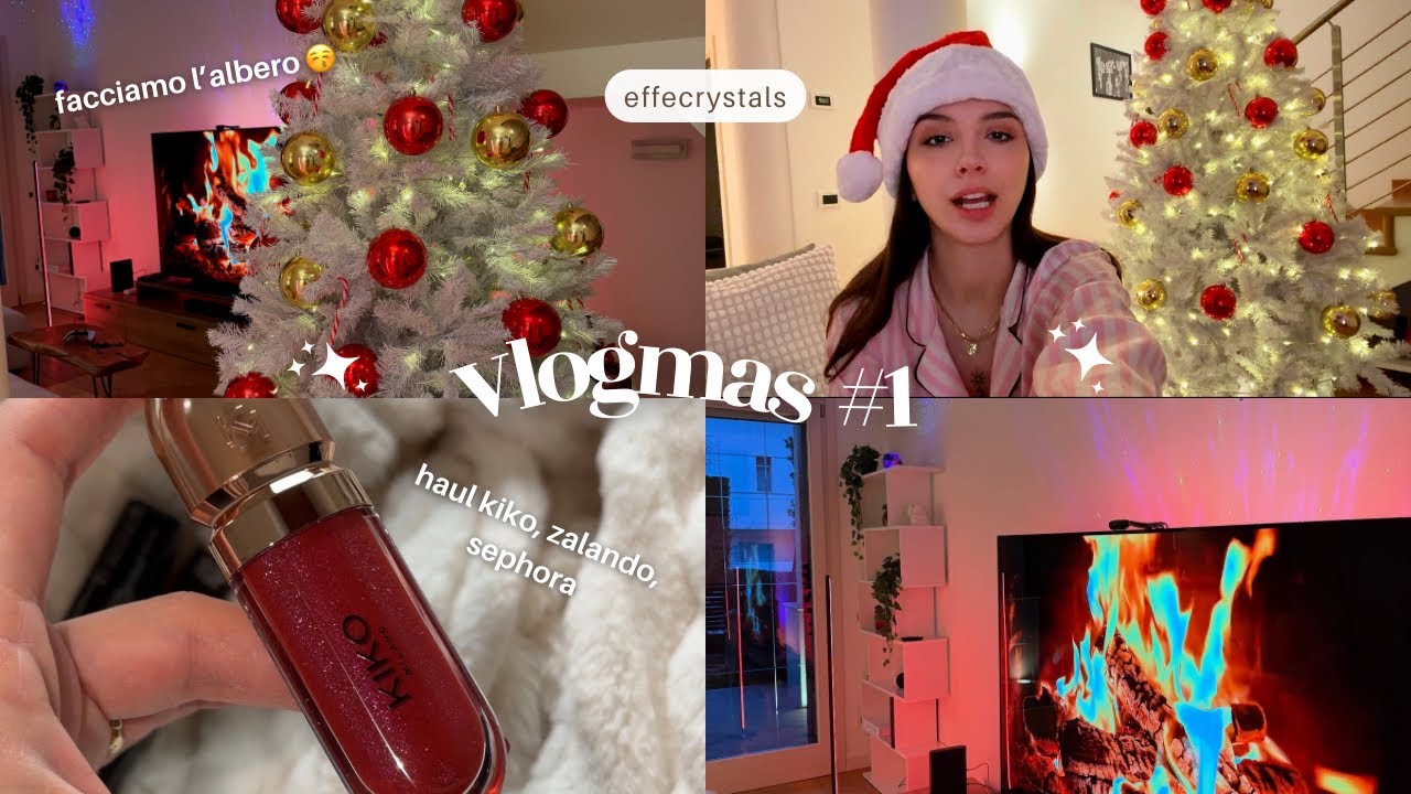 VLOGMAS #1 ☃️ haul black friday + facciamo l’albero 🎄