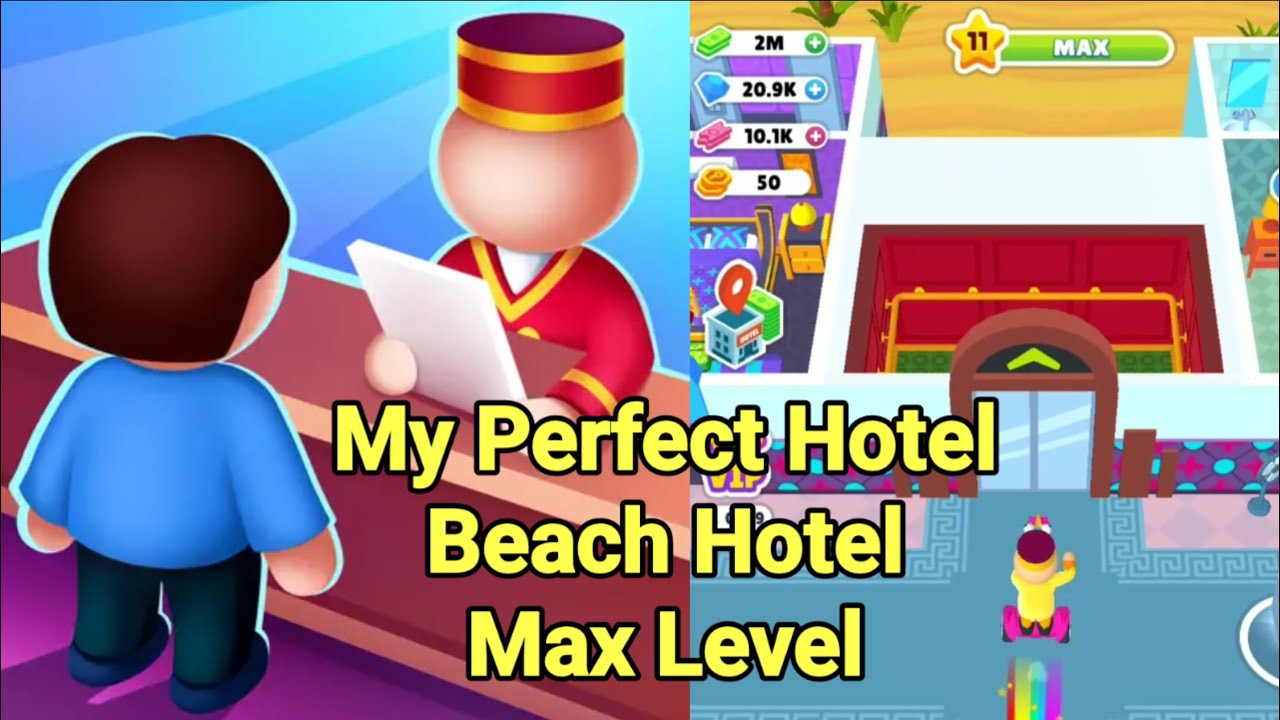 My Perfect Hotel Beach Hotel Max Level Gameplay