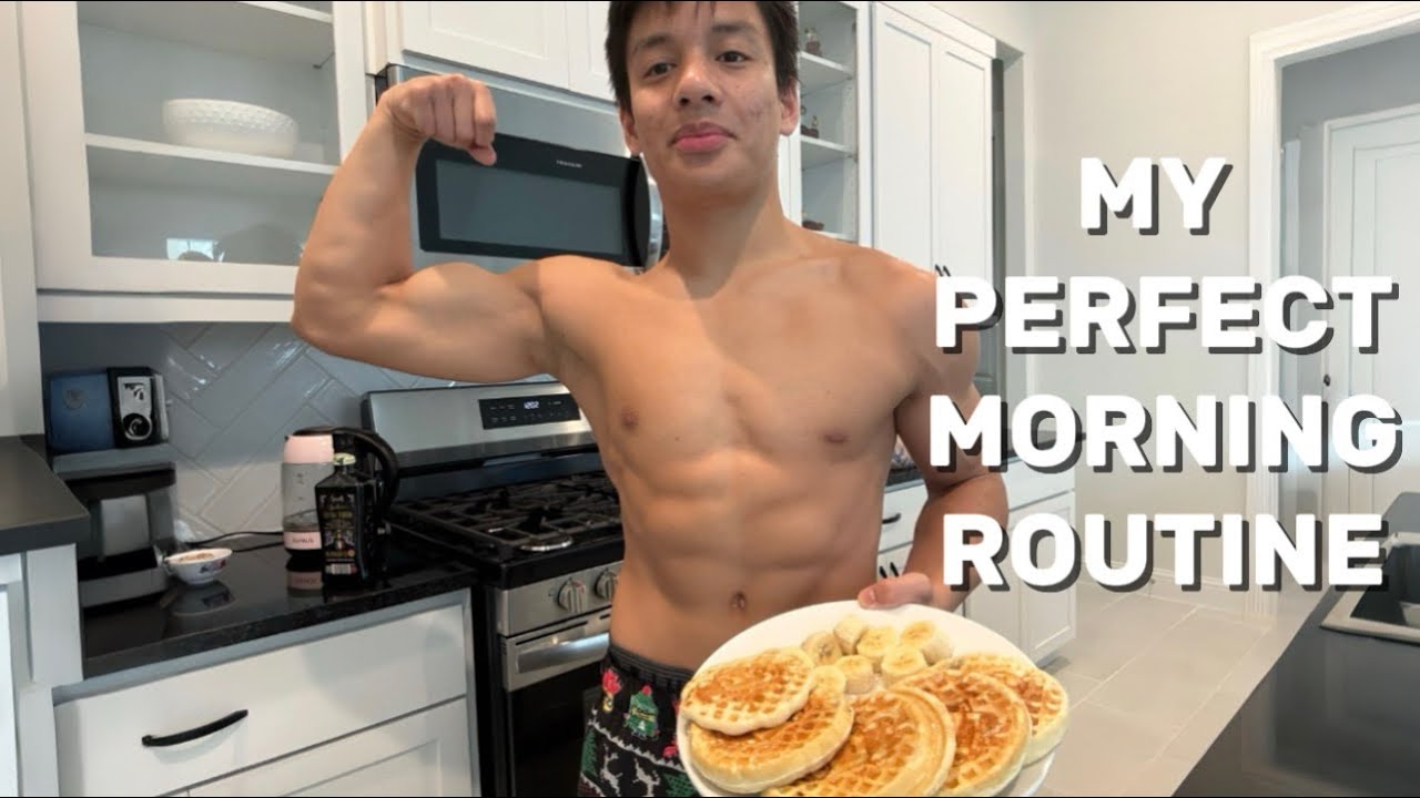 My perfect morning routine to stay lean, build muscle, and build strength (no talking, only vibes)