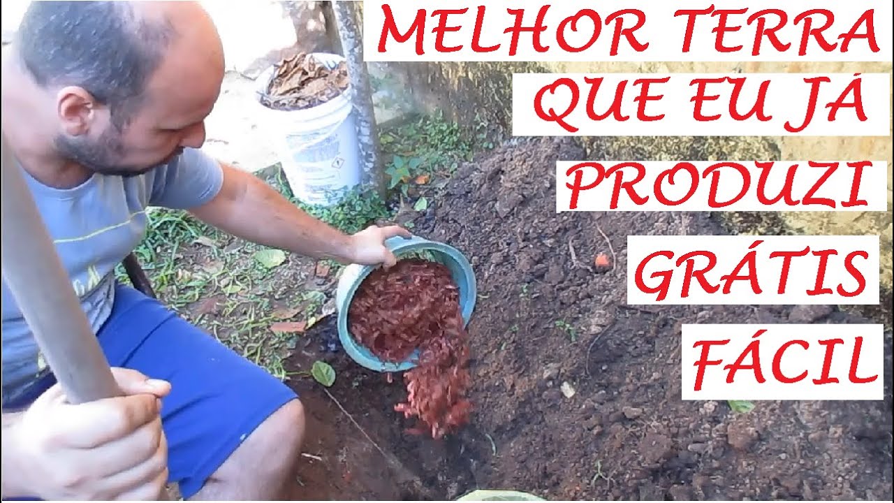 a terra mais forte para suas plantas com essa receita simples E GRÁTIS