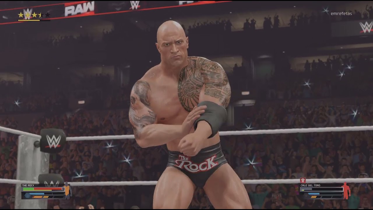 THE ROCK VS CRUZ DEL TORO