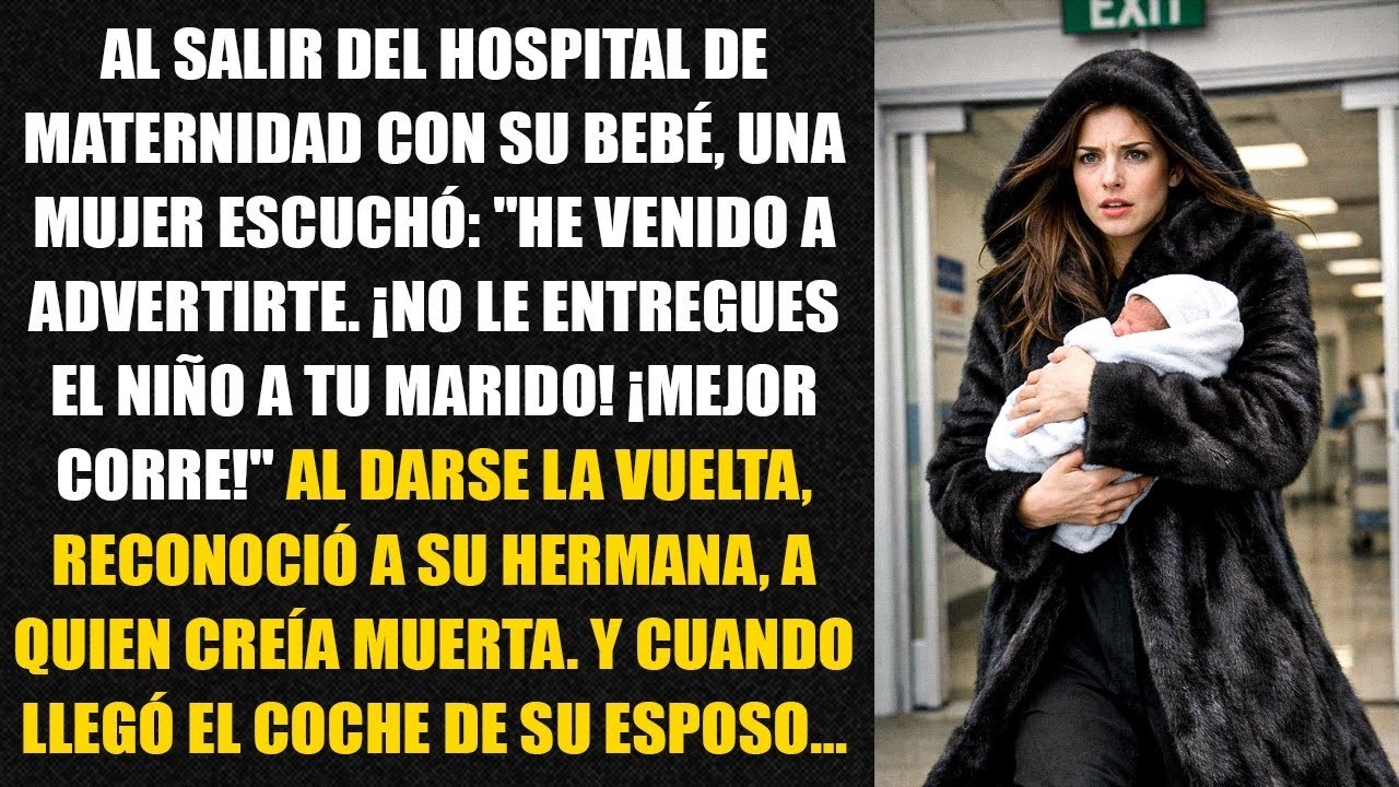 Al salir del hospital de maternidad con su bebé, una mujer escuchó: 
