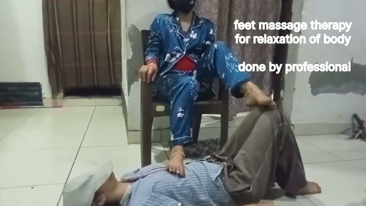 Body massage therapy at home satisfying and relaxing #viralvideo 