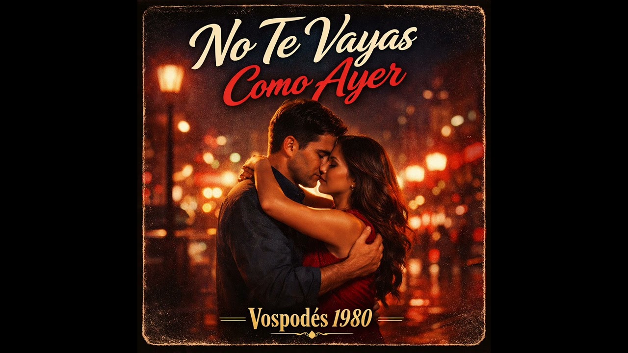 No te vayas como ayer