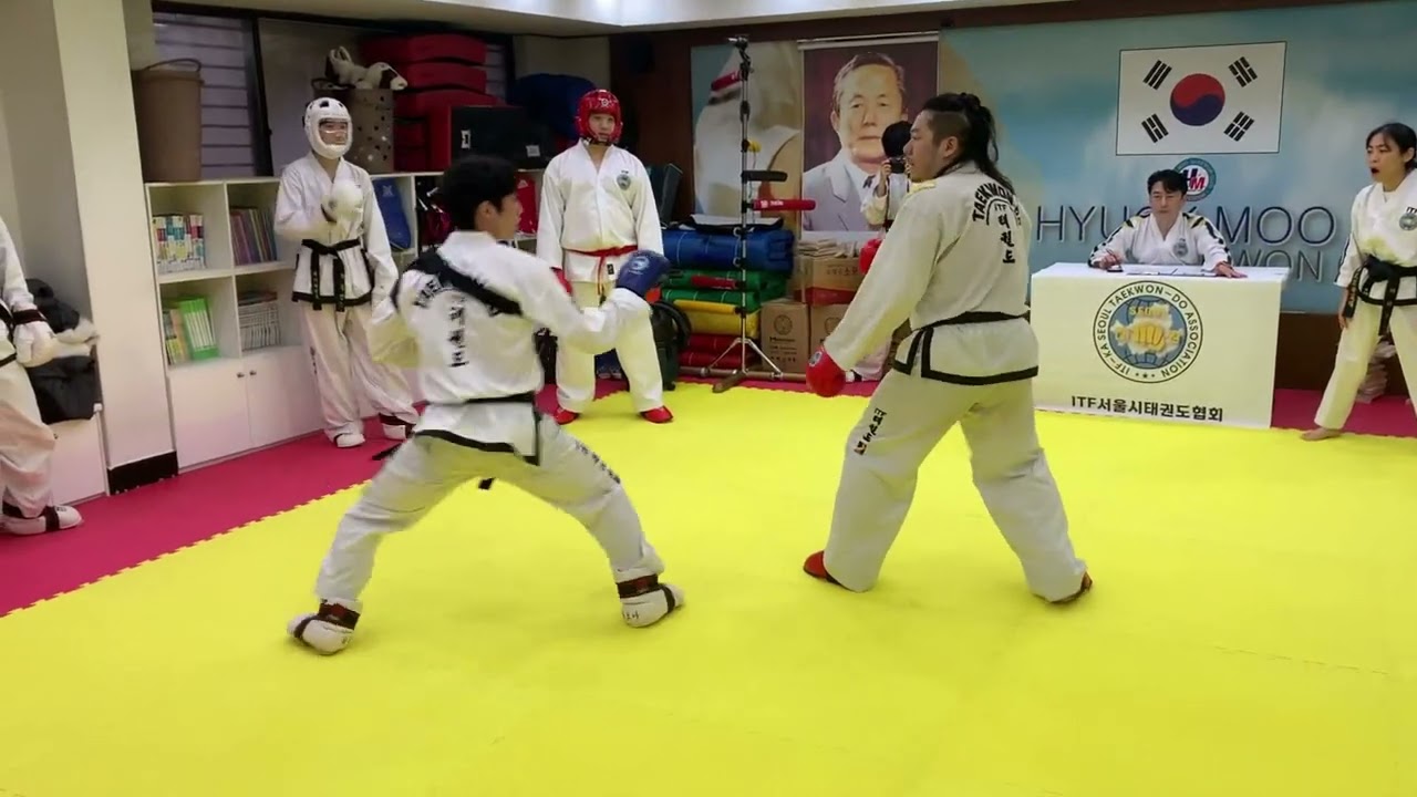 ITF_Seoul 31회 승단심사 3단 맞서기 (2025.12) ITF_Seoul Dan test 3re dan sparring