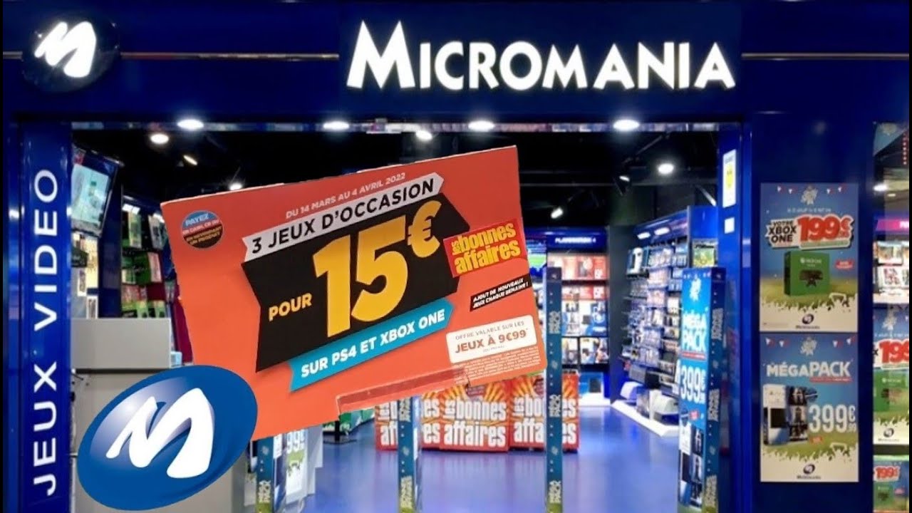 ACHAT Les Bonnes Affaires MICROMANIA avec une PLV offerte ! 🤩
