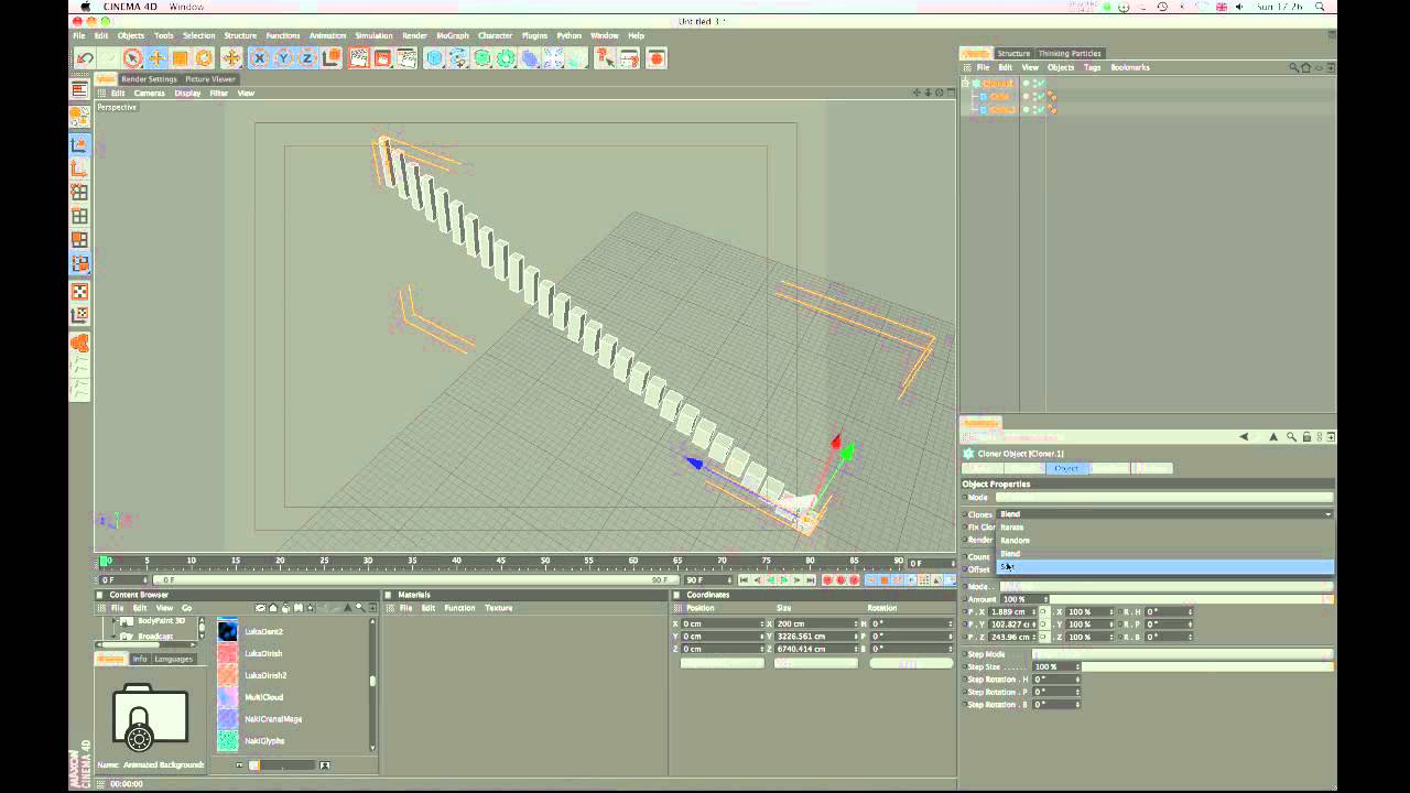 Zola Media Tutorial 17 - Mograph02 - The Cloner Object [C4D]
