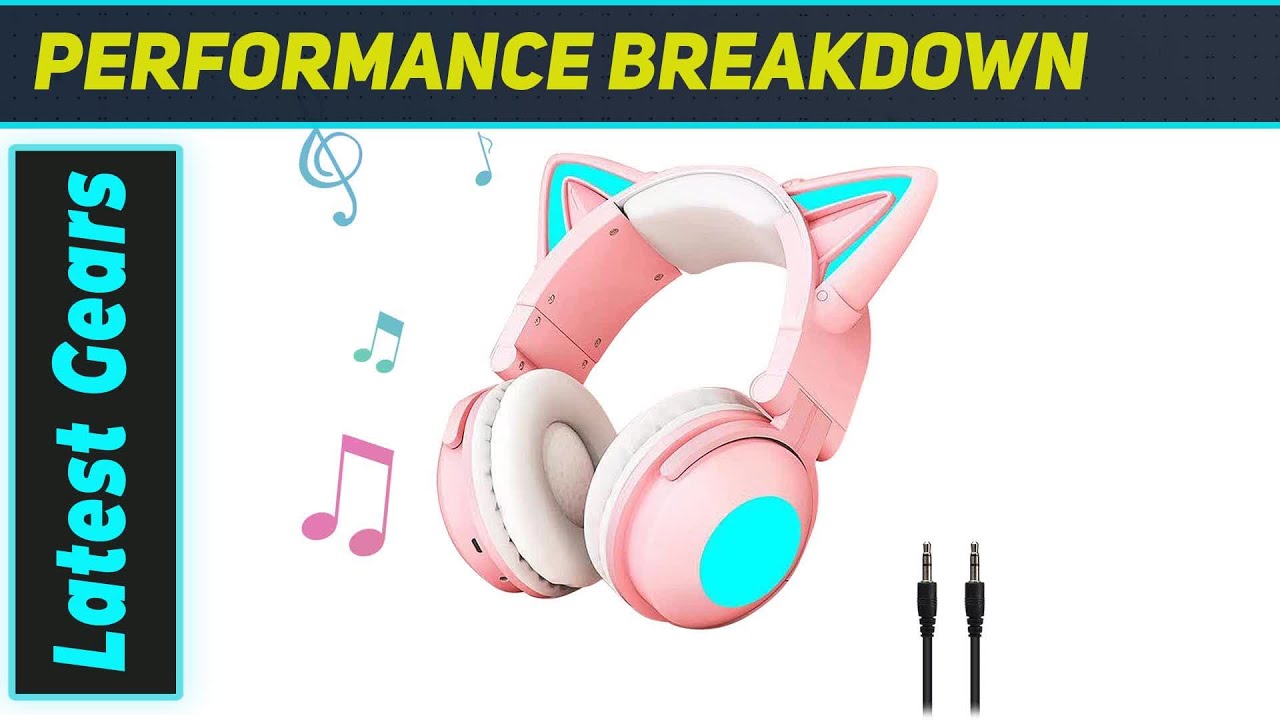 Best Pink Cat Ear Headphones? Gaming Headset Unboxing!