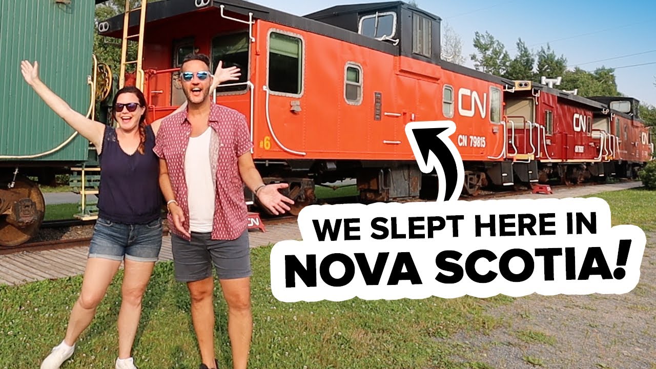 We stayed at a 130 year old train station in Nova Scotia Canada 🇨🇦 Tatamagouche Train Station Inn