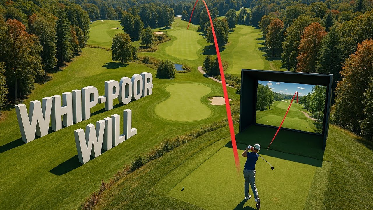 Видеообзор 9-луночного поля для гольфа "Whip Poor Will" на Uneekor Eye Mini.