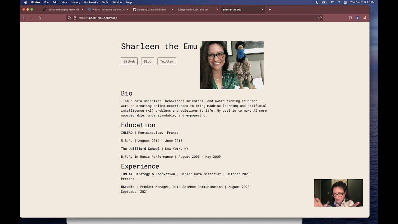 Day 02: Postcards with distill || rmarkdown + postcards + distill + Netlify || 