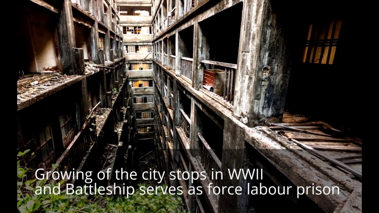 Real Haunting in Gunkanjima Japan - The Battleship - Most terrifying ghost towns