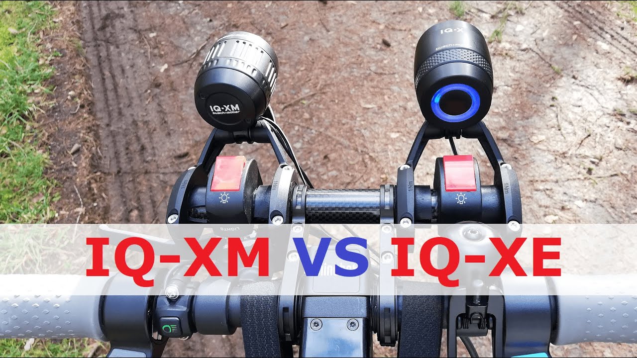 Busch & Müller IQ-XM Frontscheinwerfer mit Fernlicht für Pedelecs / E-Bikes / E-Scooter