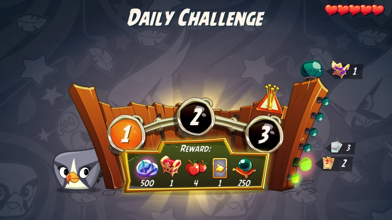 DC 4-5-6 Rooms - No Red,Blues,Chuck,Hal - Daily Challenge, Angry Birds 2