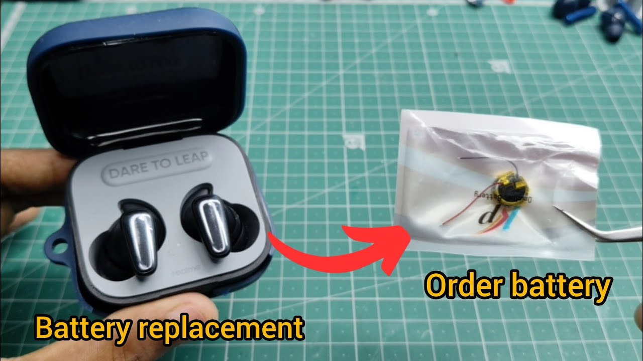How to replace realme buds air 3s battery ||charging case red light problem solution|| TH24