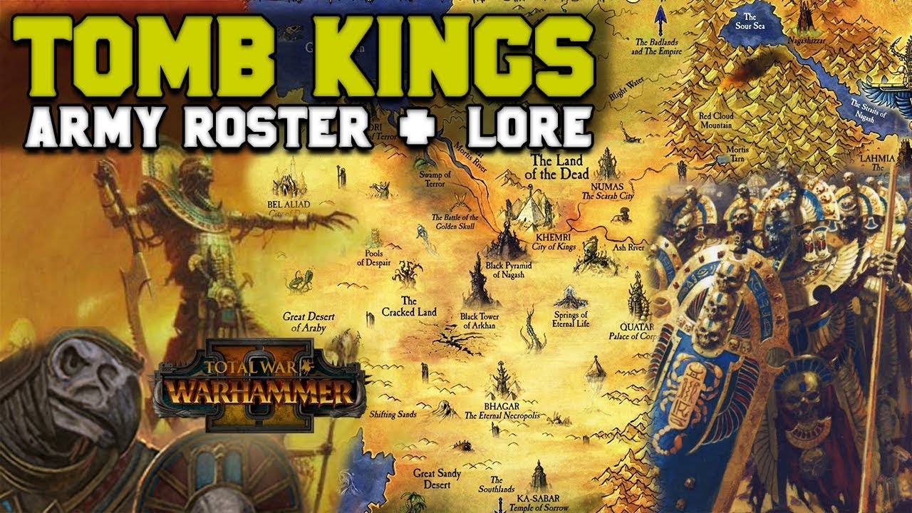 Tomb Kings Full Army Roster & Lore Breakdown | Total War: Warhammer 2