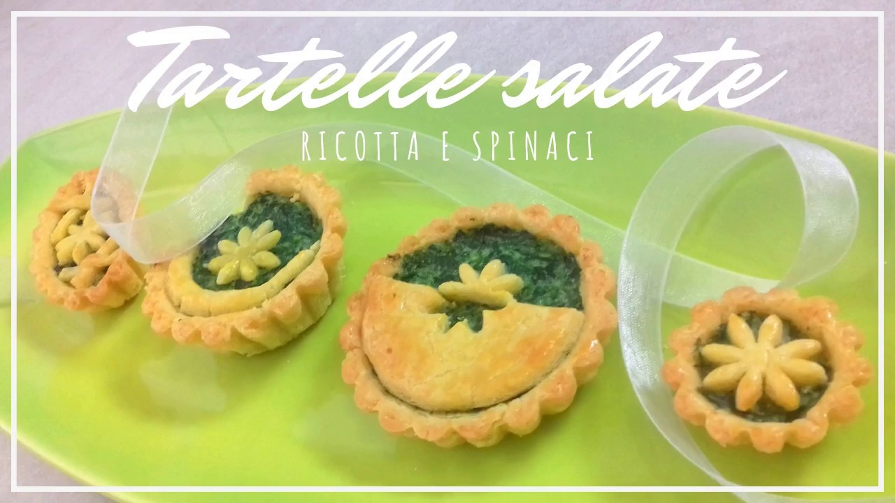 Tartelle ricotta e spinaci