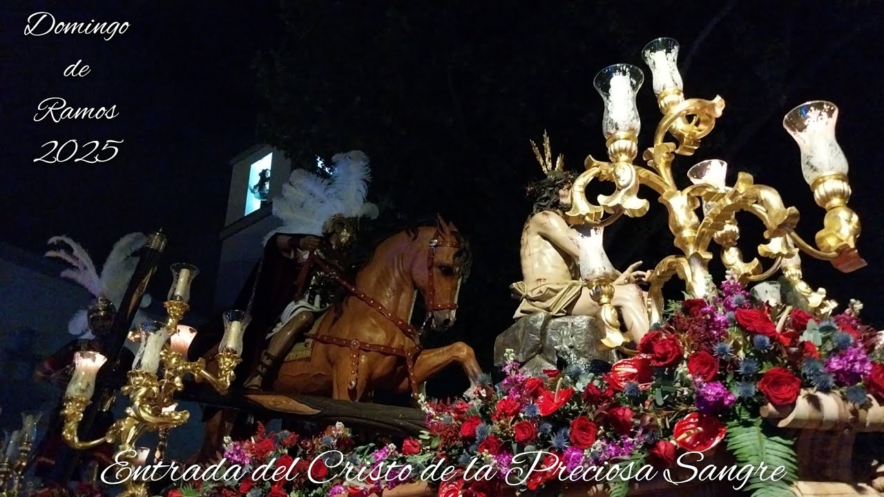 Entrada del Cristo de la Preciosa Sangre | Domingo de Ramos Huelva 2025 (HD)
