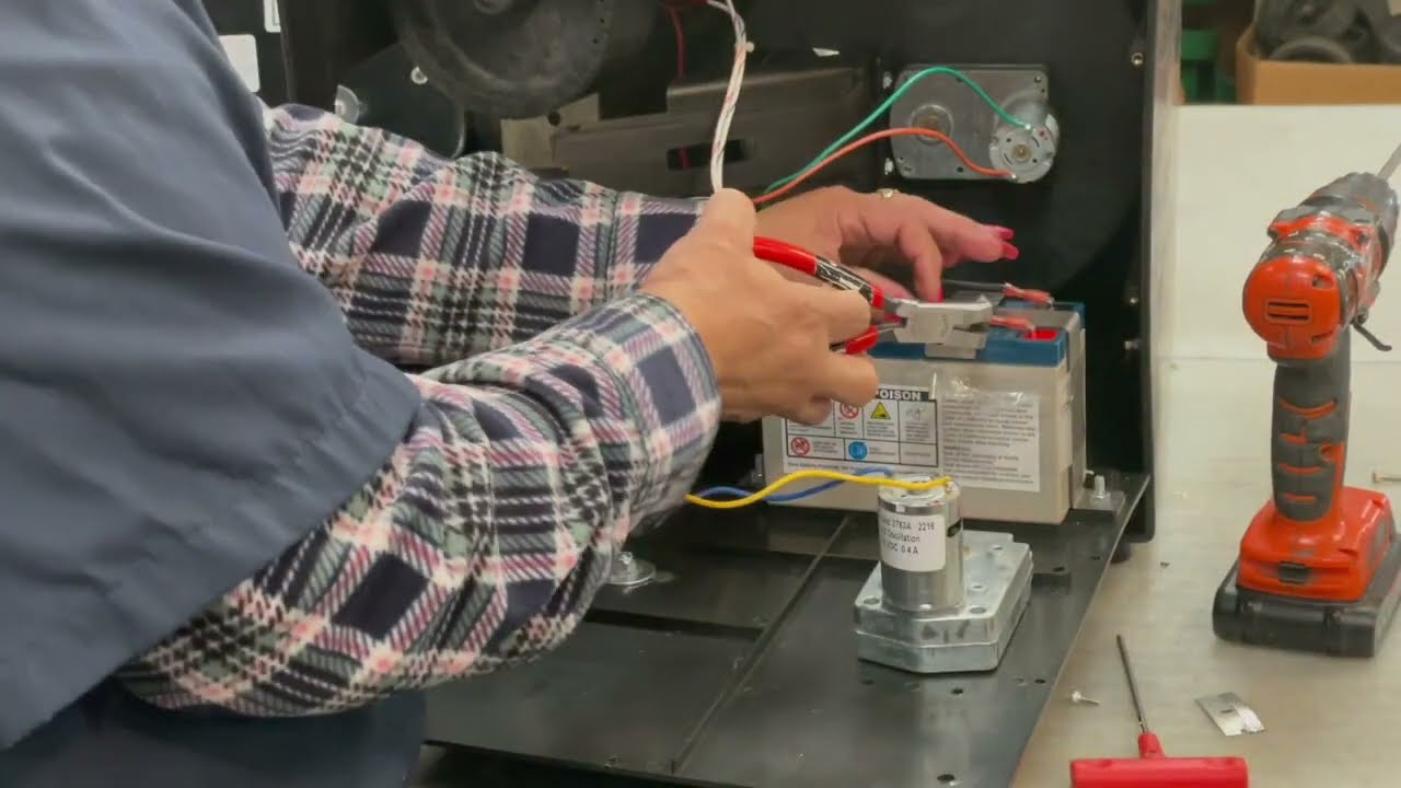 How to open ProLite Tennis Machine to replace battery