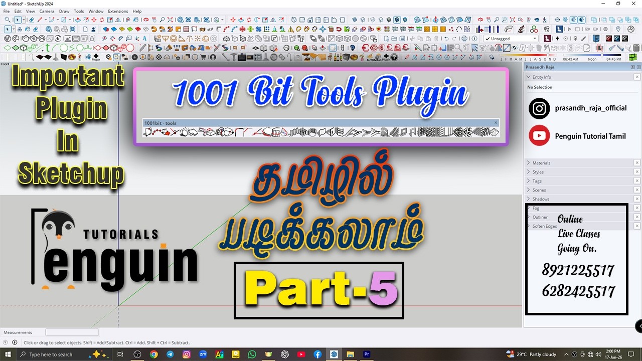 Architects Must Use This Plugin 😍 | 1001bit SketchUp Tamil Tutorial