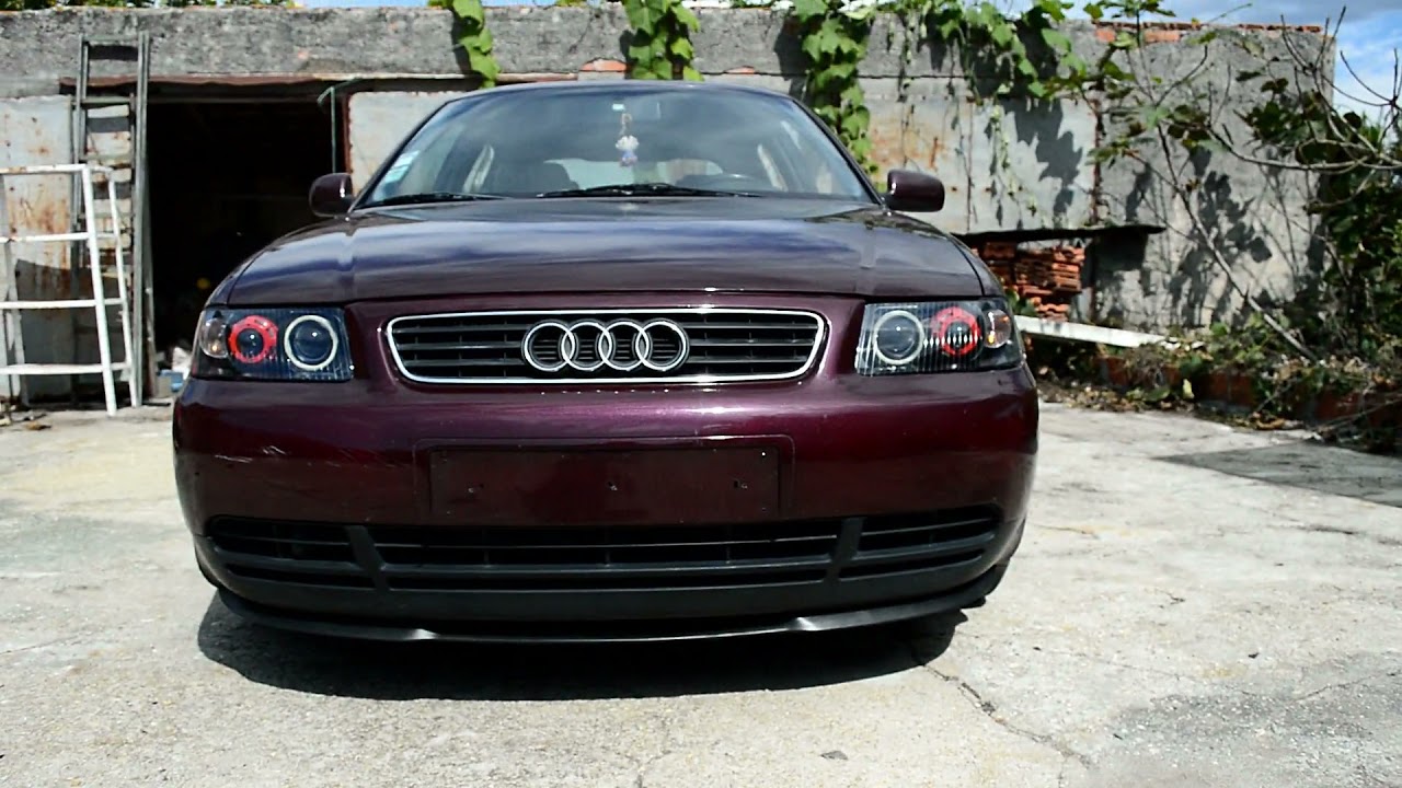 ----FINAL RESULT---[AUDIA3 8L] Retrofit do mini projetor Double Angel Eye