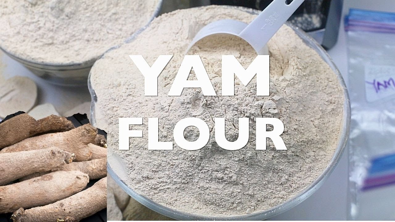 Yam Flour || How To Process Yam Flour (Amala or Elubo)