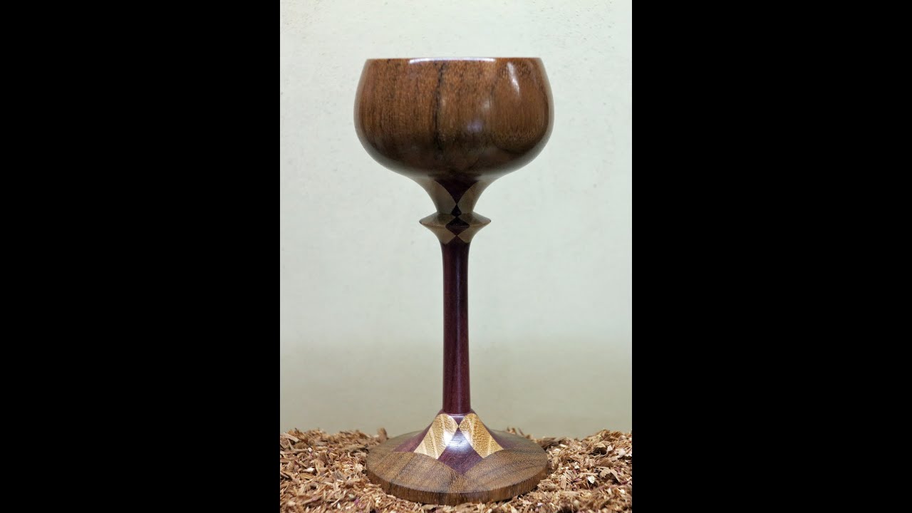 Wood Turning - Segmented Goblet