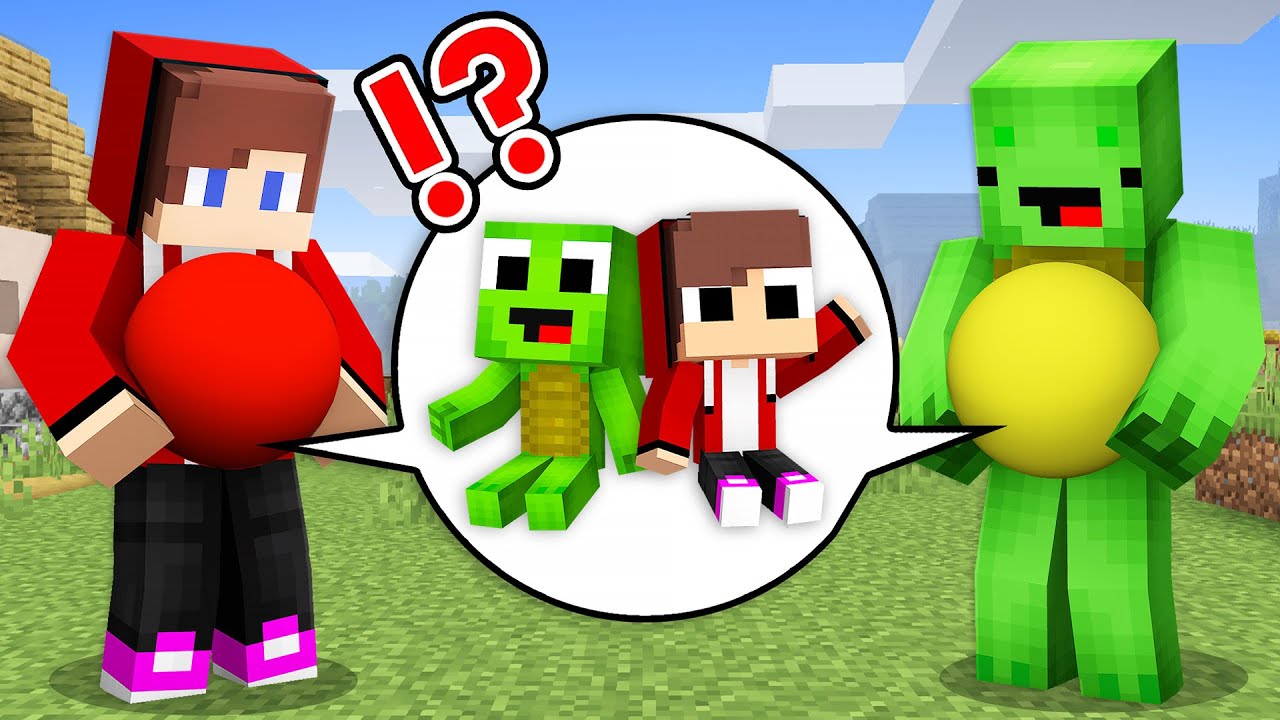 Джей-Джей и Майки забеременели в Minecraft Challenge Maizen
