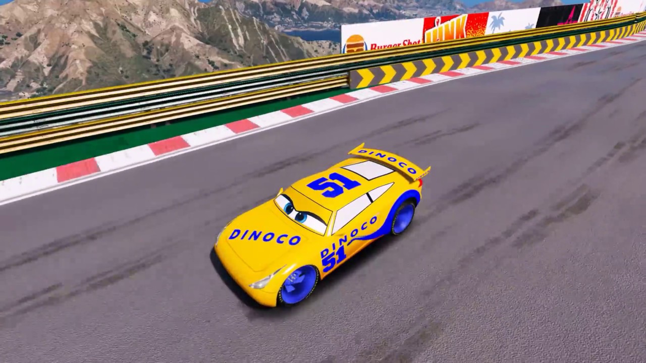 Cars 3 Fabulous McQueen Colors Jackson Storm Cruz Ramirez Disney Cars Toys Miss Fritter Spiderman