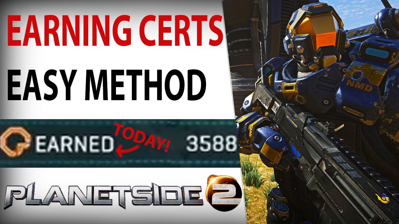 Топ-5 самых быстрых способов получения сертификатов в Planetside 2.