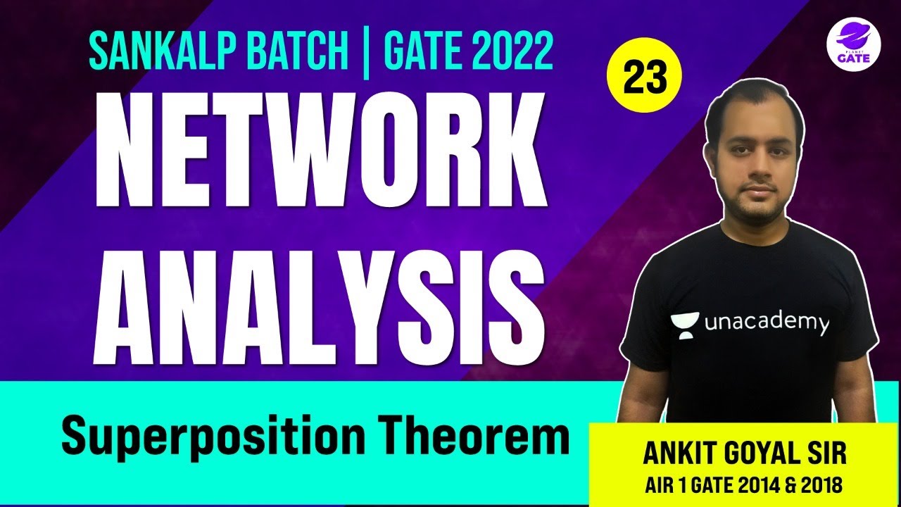 Superposition Theorem | L 23 | Network Analysis | Sankalp GATE 2022 #AnkitGoyal