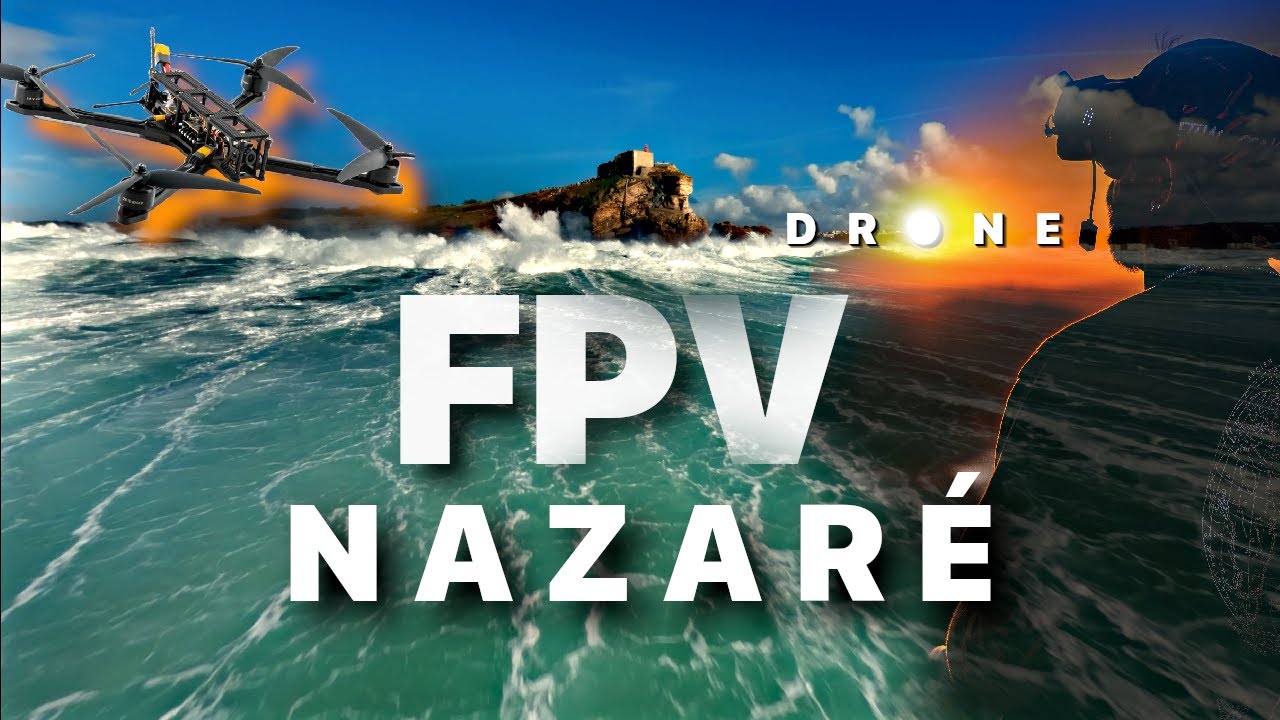 FPV Drone Nazaré - GIANT WAVES and accidents