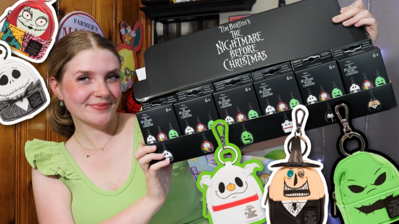 Disney Loungefly Nightmare Before Christmas MYSTERY Bag Charms UNBOXING!🕷🎃