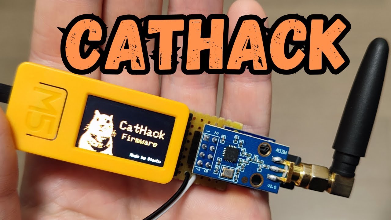 M5StickC Plus 2 делаю модуль для Cat Hack!