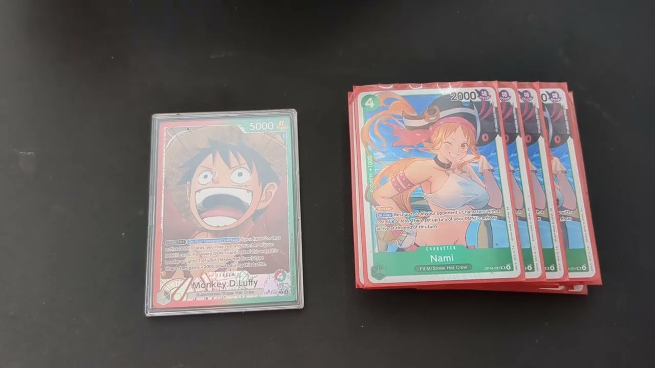 One Piece Card Game 1st Place - Locals - Keeeennnyy's Red/Green Luffy Deck Profile (2/14/2026)