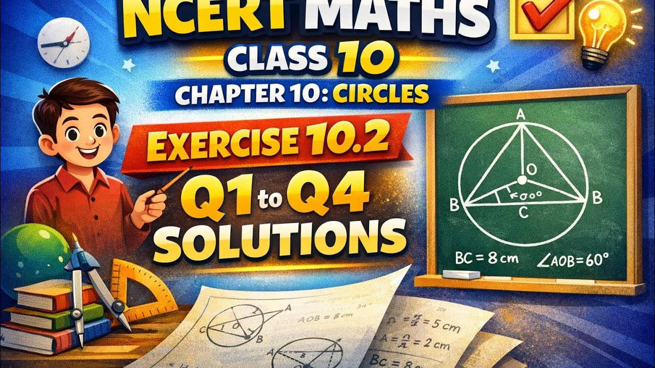 NCERT math of class 10th  exercise - 10.2 Q1,Q2, Q3 and Q4 solution by Praveen maths hub 🧮🧮
