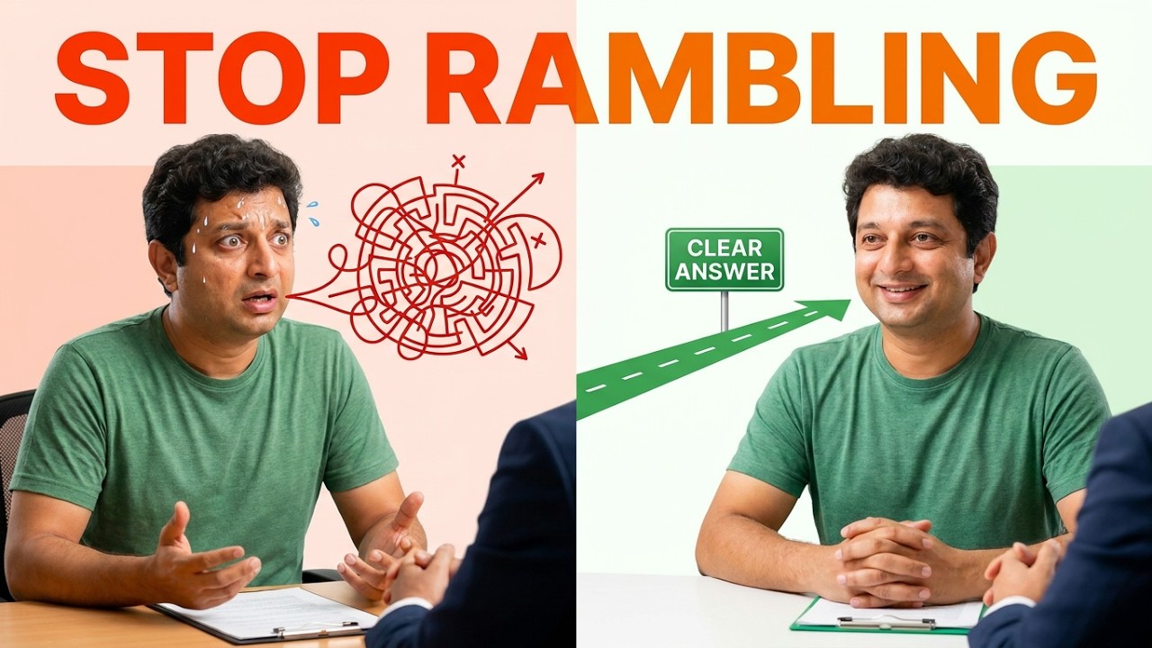 Stop Rambling in Interviews | Master Interview Communication in 3 Minutes: The Signpost Method
