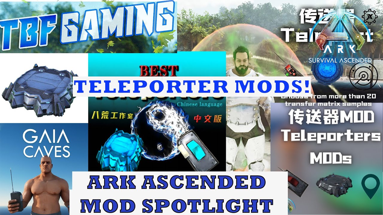 Teleporter Mods for Ark Ascended! | ASA Mod Spotlight Series | TWO Cross Platform and 3 PC