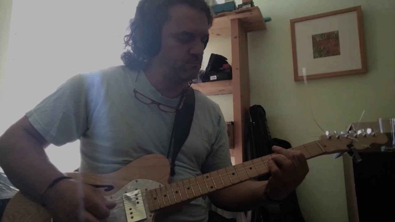 pink floyd-echoes cover(pompeii guitar solo)