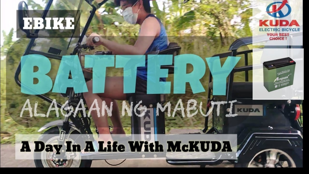 EBIKE BATTERY: ALAGAAN NG MABUTI | A Day In A Life With McKUDA | @bakutetv | #Episode8