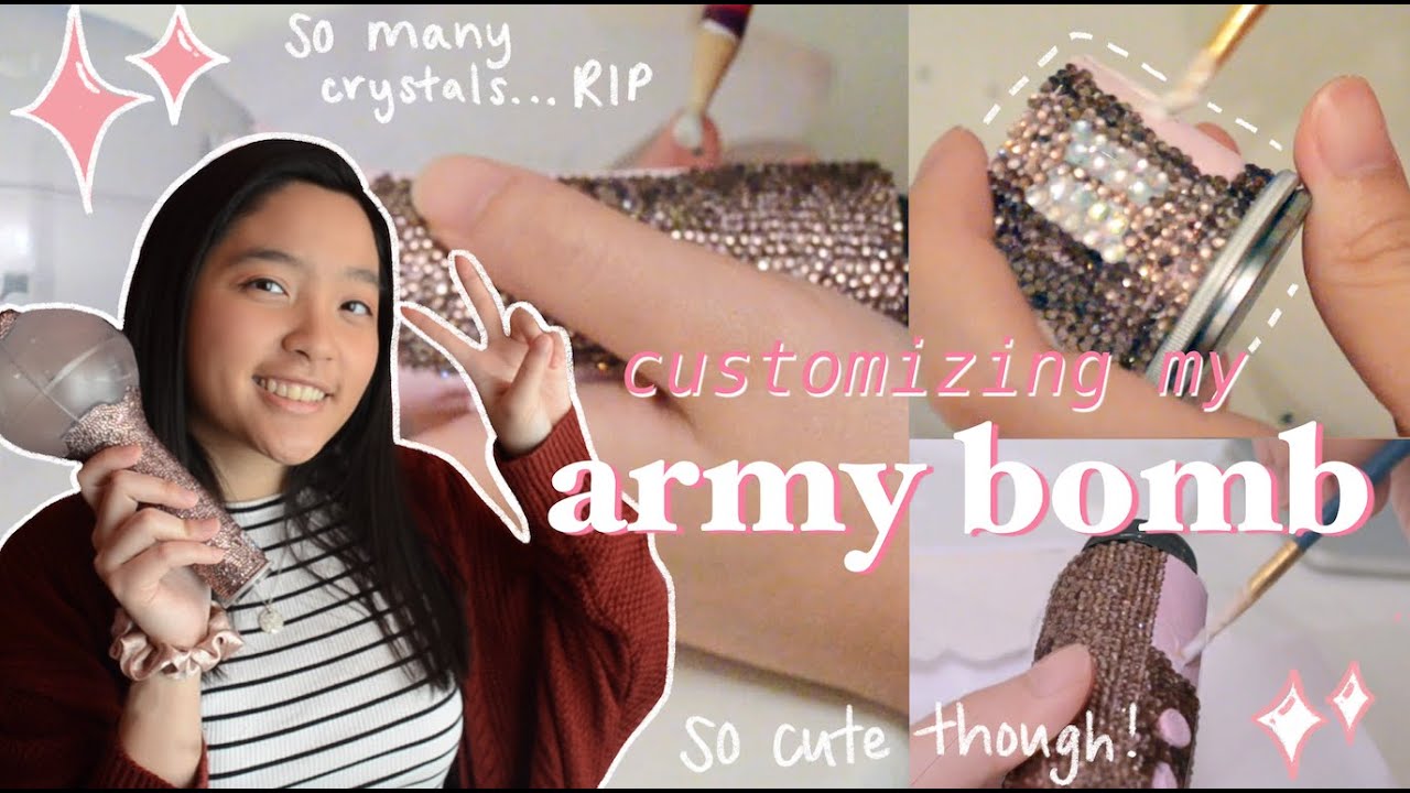 army bomb customization tutorial (but not really)✨ *so many crystals but SO SATISFYING*