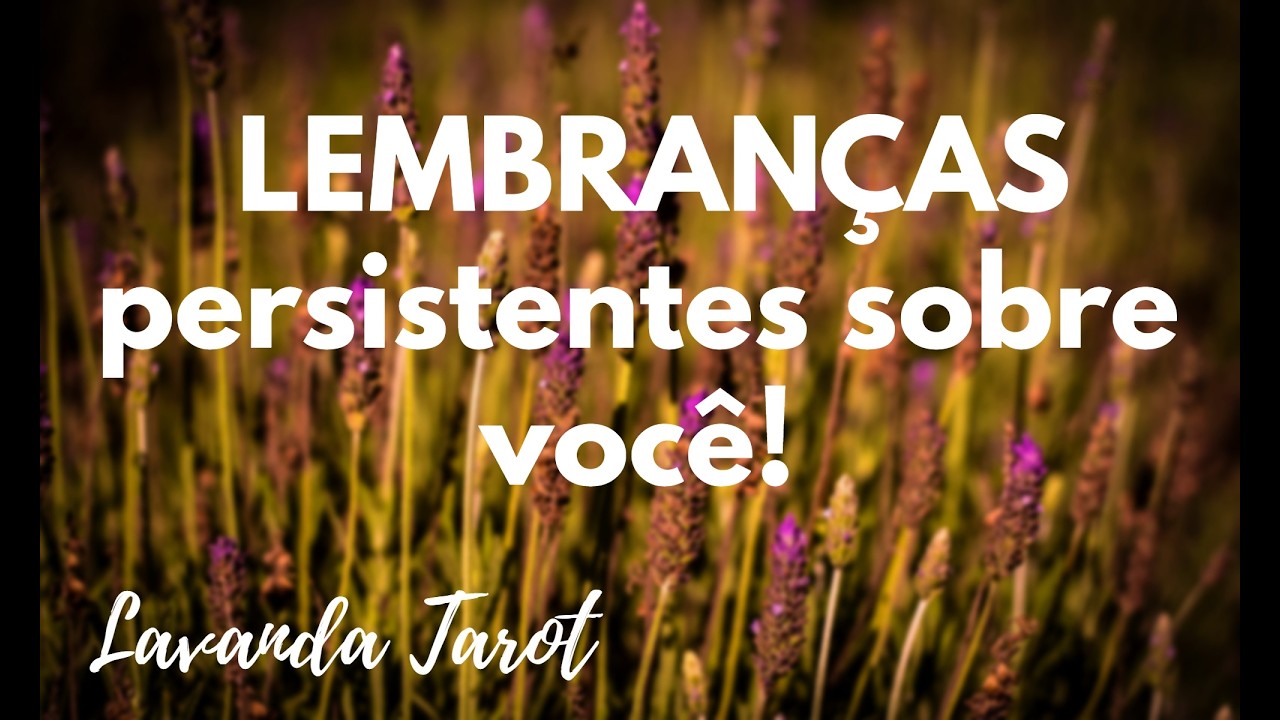 #tarot 💜🪻 LEMBRANÇAS persistentes sobre você!💜🪻
