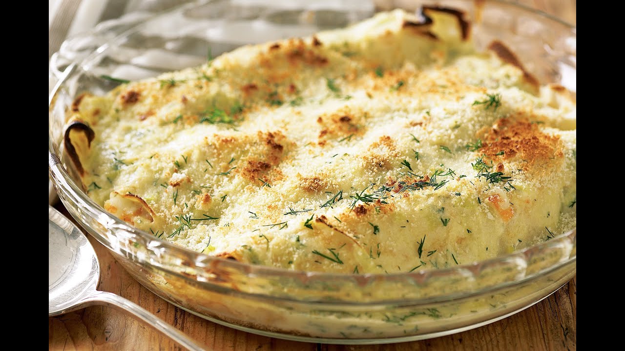 Gratin de poisson aux fruits de mer, un délice!